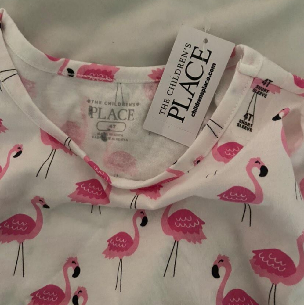 Childrens place flamingo shirt